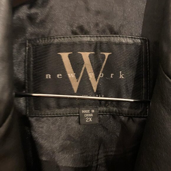 Leather Coat New York by Winlit size 2x - Picture 2 of 2